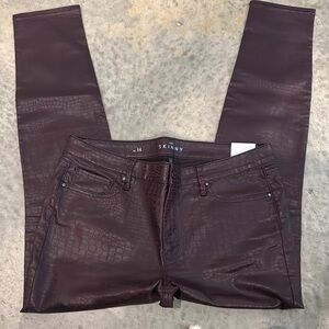 Women's Skinny Jeans in Brown by [Brand]